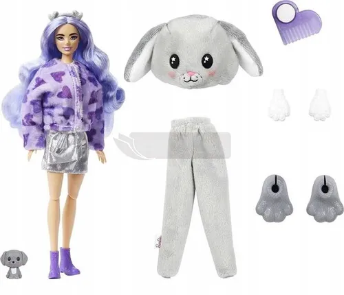 Lalka Barbie w przebraniu pieska Cutie Reveal HHG21
