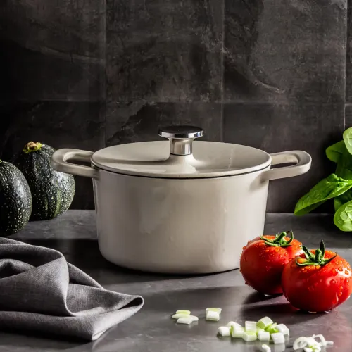 FISSLER Moments 2,6 l - garnek żeliwny z pokrywką