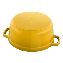 Garnek żeliwny okrągły 6.7 ltr cytrynowy STAUB LA COCOTTE Cytrynowy