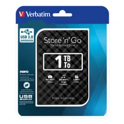 Dysk VERBATIM Store 'n' Go 1TB Czarny