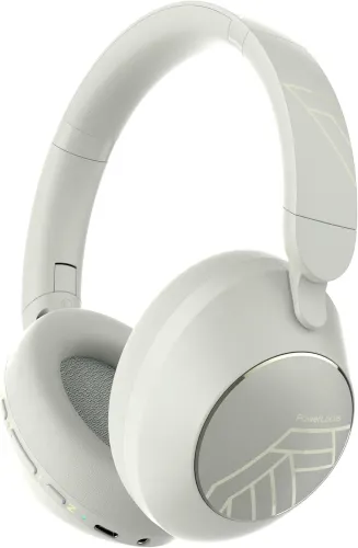 Słuchawki bezprzewodowe PowerLocus Orion Nauszne Bluetooth 5.4 Piaskowy