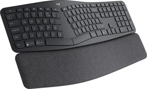 Klawiatura Logitech K860 Ergo Business bezprzewodowa 100% (full-size) szara