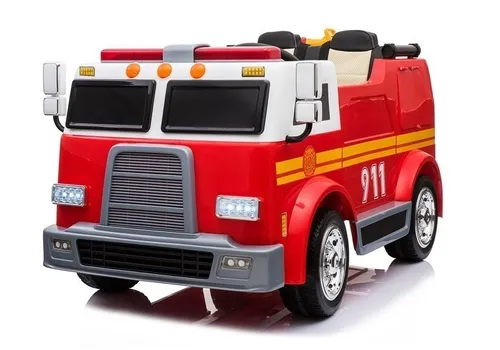 Wóz Strażacki Dla Dziecka Auto Na Akumulator Ll911 Akcesoria Pilot Eva Skóra