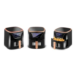 Frytkownica beztłuszczowa Air Fryer BERDSEN BD-652 5l Czarno-złoty