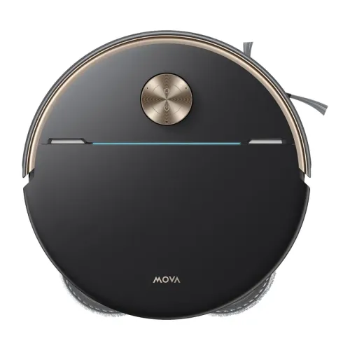 Robot sprzątający Mova V70 Ultra Complete Funkcja mopowania Stacja oczyszczająca Tworzenie mapy pomieszczenia 69dB Funkcje AI Czarny