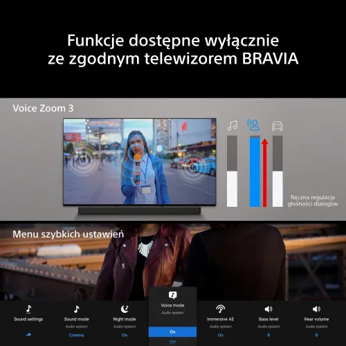 Soundbar Sony BRAVIA Theatre Bar 7 HTA7100.CEL 5.0.2 405W Wi-Fi Bluetooth AirPlay Dolby Atmos DTS:X