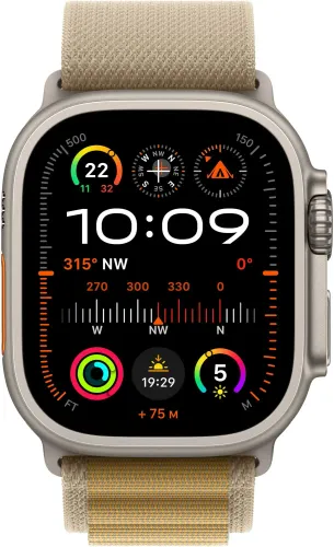 Apple Watch Ultra 2 GPS + Cellular Koperta z tytanu 49mm opaska Alpine beżowy M