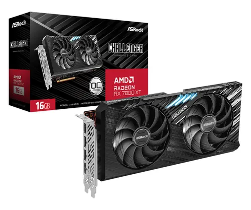 Karta graficzna ASrock Radeon RX 7800 XT Challenger OC 16GB GDDR6 256bit FSR