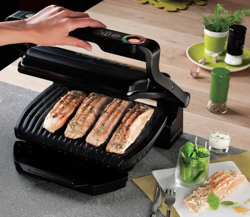 Grill elektryczny Tefal GC714834 OptiGrill+ Snacking&Baking 600cm2 Programy automatyczne