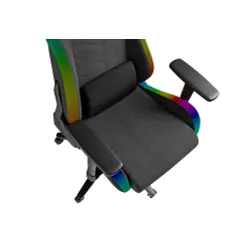 Fotel Genesis Trit 660 RGB Gamingowy do 150kg Tkanina Szary