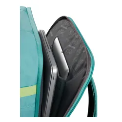 Plecak podręczny American Tourister Take2Cabin MS do Wizz Air - dusty turquoise / lime