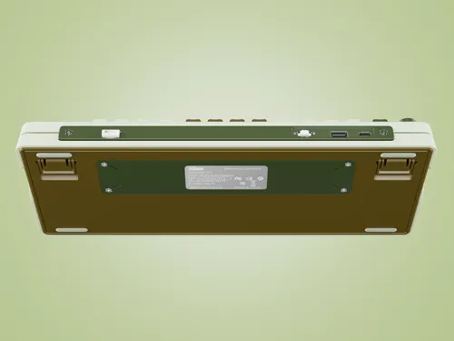 Klawiatura mechaniczna Royal Kludge RK-L75 BG Linear Cream Switch Zielono-Brązowy