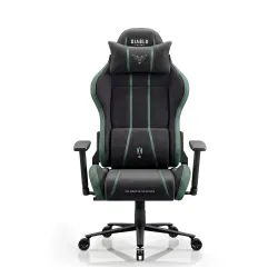 Fotel Diablo Chairs X-One 2.0 King Forest Green Gamingowy do 160kg Tkanina Czarno-Zielony