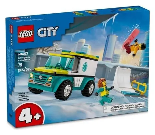 LEGO City 60403 скорая помощь и сноубордист