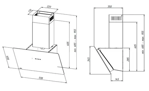 Okap Akpo WK-11 Smart 60 Biały