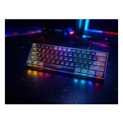 Klawiatura gamingowa Tracer GameZone Keylo 61 przewodowa mechaniczna podświetlana grafitowa