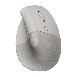 Myszka Logitech Lift Dla praworęcznych Piaskowy