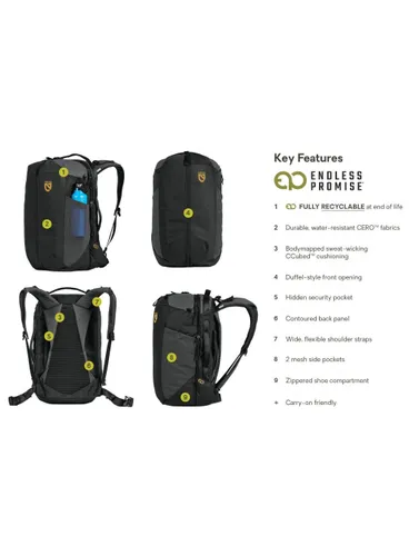 Plecak podróżny Nemo Vantage 40 l Endless Promise - black