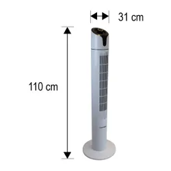 Wentylator GERMINA DER ELEKTRIKER GW-0059 Biały