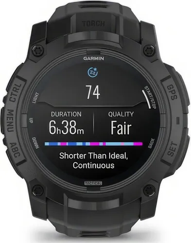 Smartwatch GARMIN Instinct 3 50mm Amoled Tactical Edition Czarny