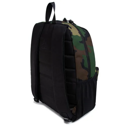 HUF standard problemă sac Ac00449 Woodland Camo Rucsac