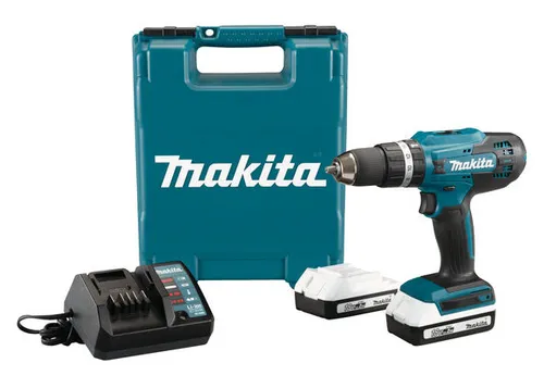 Дрель-шуруповерт аккумуляторная ударная Makita HP488DWAE