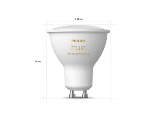 Żarówka LED Philips Hue White Ambiance GU10 2 szt.