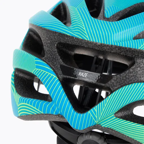 Kask rowerowy dziecięcy Giro Raze Jr matte blue/lime