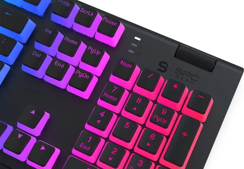 Klawiatura SPC Gear GK650K Omnis Kailh Red RGB Pudding Edition (SPG120)