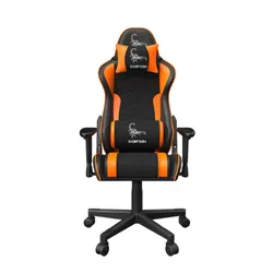 Fotel GEMBIRD Scorpion Czarno-pomarańczowy