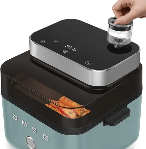 Air Fryer Frytkownica beztłuszczowa SMEG AFC01EGMEU 7l z okienkiem do obserwacji postępów gotowania