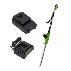Nożyce do żywopłotu GREENSO UA0008 20V + Akumulator GREENSO UAO001 2.0 Ah 20V + Ładowarka GREENSO UAO003
