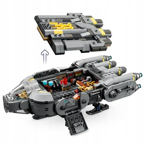 LEGO STAR WARS 75445 Mandalorian Grogu Anzellański statek, zestaw klocków