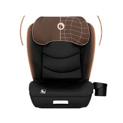 Fotelik samochodowy LIONELO Neal i-Size 100-150 cm (15-36 kg) Czarny