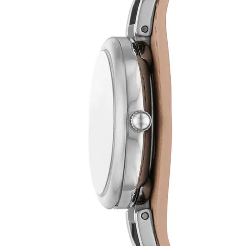 Fossil Carlie Mini ES5213 Beige / Gümüş Saat