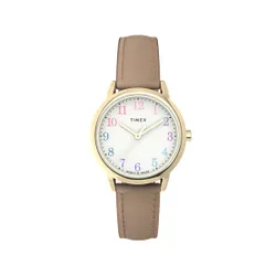 Timex Easy Reader Классические часы TIMEX-TW2W32400 Бежевый