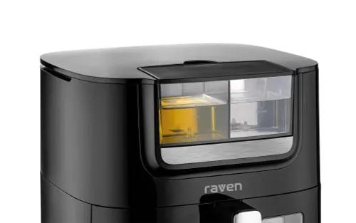 Air fryer Raven Frytkownica niskotłuszczowa EFN011 z funkcją mgiełki wodnej i olejowej 1800W 7l 8 programów automatycznych