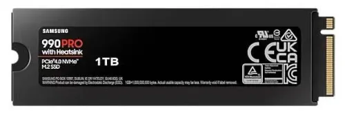 Dysk Samsung 990 PRO Heatsink 1TB PCIe 4.0 NVMe