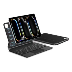 Etui na iPad Pro 13 cali TECH-PROTECT SmartCase Magnetic Czarny Klawiatura
