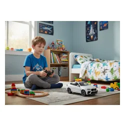 Zdalnie sterowany samochód COIL auto RC pilot BMW X6 M LED 1:14 pojazd biały