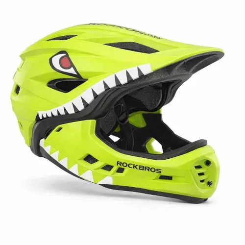 Kask rowerowy dziecięcy fullface szczękowy 2w1 odpinana szczęka rozmiar S