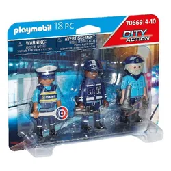 PLAYMOBIL City Action 70669 Zestaw figurek policjanci