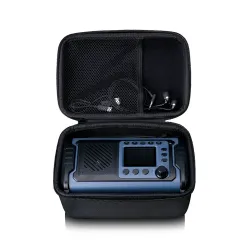 Radioodbiornik Lenco PDR-255BU Ładowanie solarne Na korbkę Latarka Powerbank Radio DAB+ Niebieski