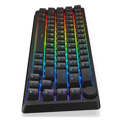 Klawiatura Krux Atax 65% Pro RGB Wireless Gateron Yellow Pro (KRX0125)