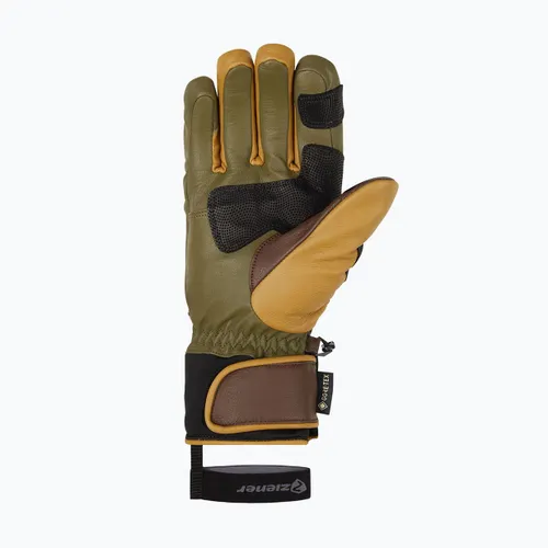 Rękawice narciarskie męskie ZIENER Guard GTX + Gore Grip PR alpine dark/brown