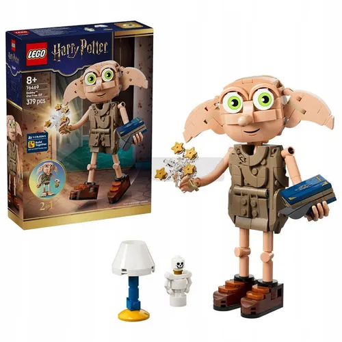 LEGO Harry Potter 76469 Wolny skrzat Zgredek, zestaw klocków 8+
