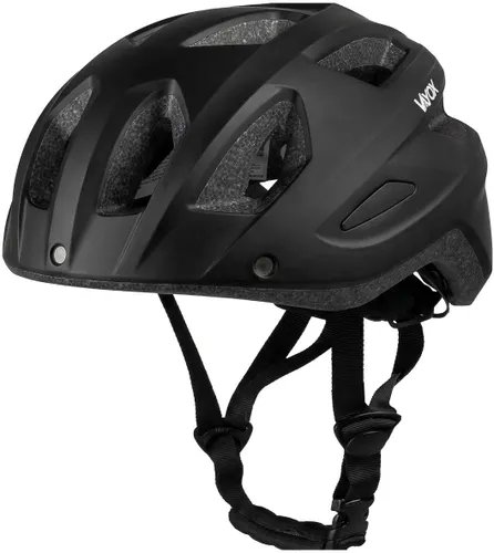Kask rowerowy VAYOX Active VA0424BML Czarny MTB z lampką (rozmiar L)