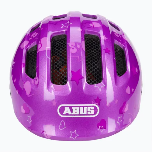 Kask rowerowy dziecięcy ABUS Smiley 3.0 purple star