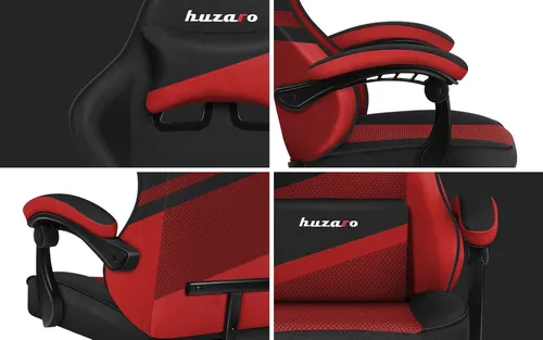 Fotel HUZARO Force 4.4 Czerwono-czarny