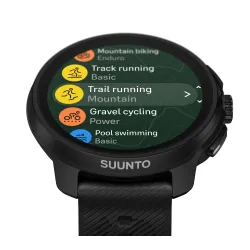 Zegarek sportowy Suunto Race 2 All Black 49mm GPS Czarny